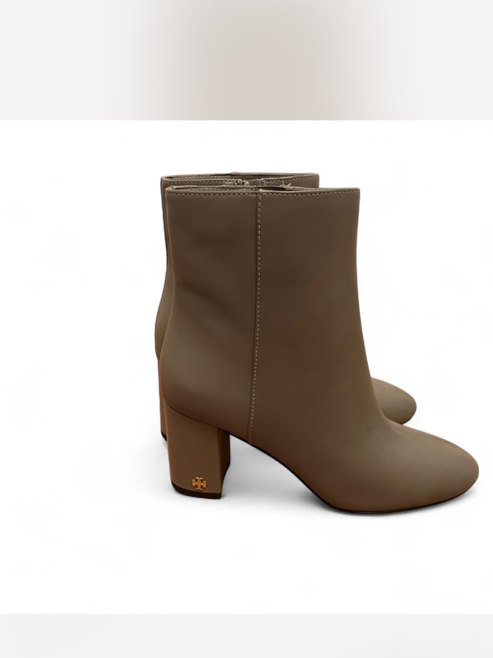 Tory Burch grey Block Heel Ankle Boots